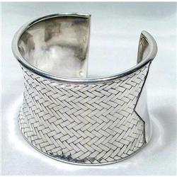 Thai Silver Cuff Bracelet~103grams #1494100