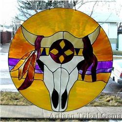 Southwestern SKULL window Painting #1494101