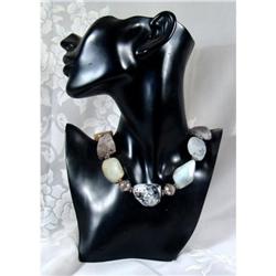 Magnificent Peru OPAL Sterling Necklace~187 #1494110