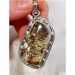 MOST Elegant Baltic Amber Sterling Pendant~28 #1494147