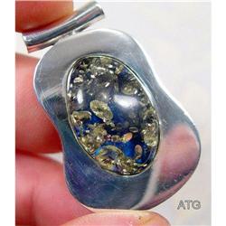 Crowing Glory of Blue Amber Sterling #1494149