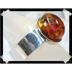 MUST HAVE Cognac Baltic Amber Sterling #1494168