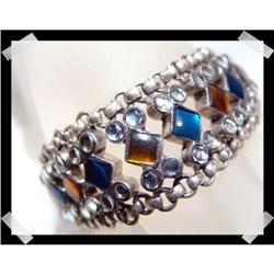 HANDCRAFTED Ratangarhi STERLING Silver Bracelet#1494172