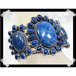 the FINEST of Lapis Gemstone Sterling Tribal #1494180