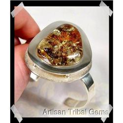 FINEST Baltic Amber Sterling Cuff #1494185