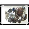 Image 1 : Genuine Boulder OPAL Flower Sterling Cuff #1494190