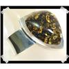 Image 1 : Bold MODERN Baltic AMBER Sterling Bracelet so #1494197