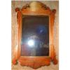 Image 1 : CHIPPENDALE Style Mirror 12 x 19 - Curly MAPLE-#1494249