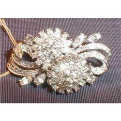 PENINO Rhinestone BROOCH Pin  - VINTAGE - #1494259