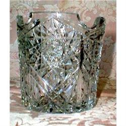 CUT Glass SPOONER -American Brilliant -ANTIQUE-#1494278