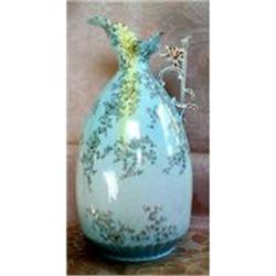 NOUVeau VASE German Ewer w/ GOLD -Antique- #1494290