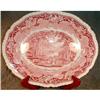 Image 1 : MASONS Vista PLATTER -Pink TRANSFERware 15 inch#1494301