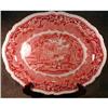 Image 1 : MASONS Vista PLATTER -Pink TRANSFERware 16 inch#1494302
