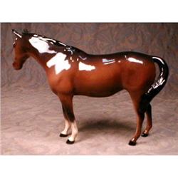BESWICK Brown HORSE Mare 4-3/4 tall - VINTAGE #1494314