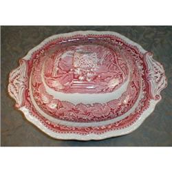 Masons VISTA Covered Vegatable PINK - Vintage -#1494315