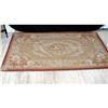 Image 1 : 3'x5' Handstitched Aubusson-style rug #1494372