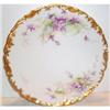 Image 1 : Hand Painted Violet Limoges Plate #1494444