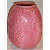Image 1 : Pink Fern Decorated California Pottery Vase #1494469