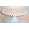 Image 1 : Huge Fenton Silver Crest Footed Cake Stand #1494516