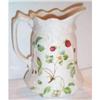 Image 1 : Strawberry Decorated English Old Foley Pitcher #1494525