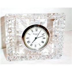 Waterford Cut Rectangular Desk Clock #1494527