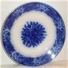 Image 1 : Flow Blue Luneville Decorated Plate #1494552