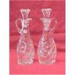 A pair of Depression glass Cruet set #1494722