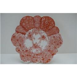 Wileman Daisy Jungle Print Sandwich Plate #1494733