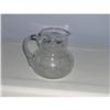 Image 1 : Intaglio Cut and Etched Glass Pitcher #1494741
