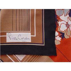  Vintage Pierre Cardin Lady's Silk Scarf - 20th#1494779