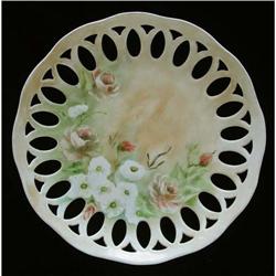 Reticulated Porcelain Cabinet Plate #1494807