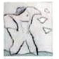 Original Abstract Engraving by Richard Bilan #1494884