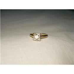 14K WG Gold Solitaire Diamond Engagement Ring #1495058