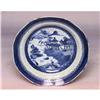Image 1 : 19C Chinese Export Blue & White Dish Canton #1495167