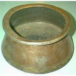 Pot Hammered Copper Old Large  #1495247
