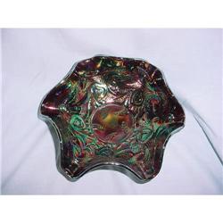 Fenton carnival amethyst dish #1495281