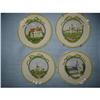 4 French hand painted wall plates! #1495304