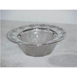 Crystal & Sterling Bowl SKU 5949 #1495311