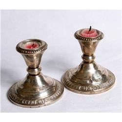 Frank Whiting Hallmarked Silver candle holder #1495377