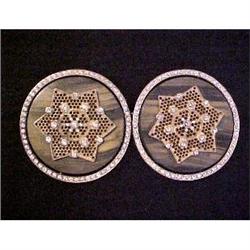 1920/30's Casseine Plastic and Brass Buckle #1495393