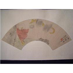 Fine Chinese Fan Painting  #1495479