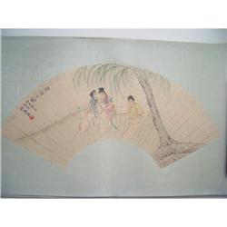 fine Chinese Fan Painting #1495492