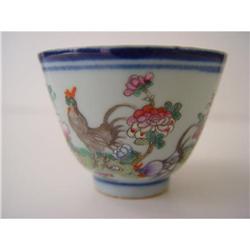 Chinese Famille Rose Chicken Small Bowl #1495496