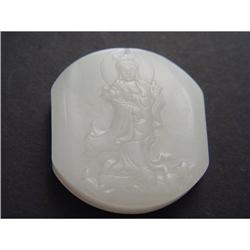 Chinese carved  jade  Pendant #1495497