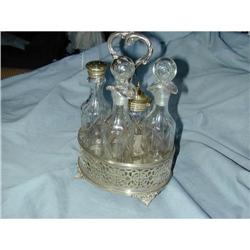 VICTORIAN S/P CONDIMENT SET IN FRAME #1495504