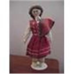 10" Foreign International Cloth Doll MADEIRA #1495574