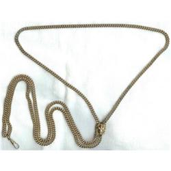 Ladies Watch Chain Gold Plated c1890 #1495656
