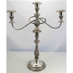 Candlabra "Heritage" Silver Plate c 1960 #1495664