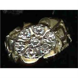 Diamond and 10k right hand ring.. #1495678
