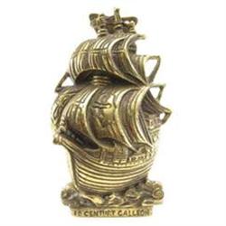 Victorian Brass Doorknocker Galleon c1875 #1495686